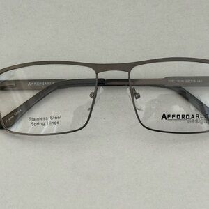 Affordable Designs Joel Gunmetal 59/18/145 Eyeglass Frame